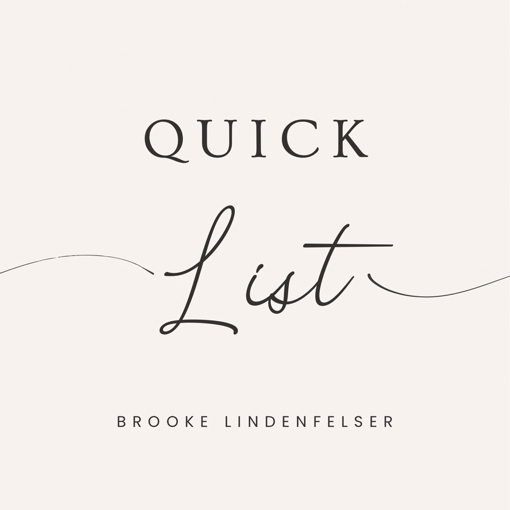 Quick List